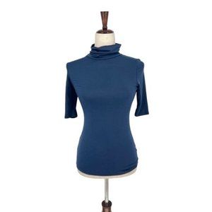 Wantable Turtleneck 3/4 Sleeve Top | Extra Small